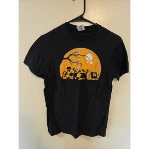 SpongeBob SquarePants Halloween T Shirt Mens Small Black Graphic Tee Nickelodeon